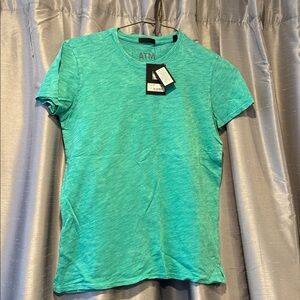 ATM Anthony Thomas Melillo Teal Slub Jersey Schoolboy Tee NWT Medium